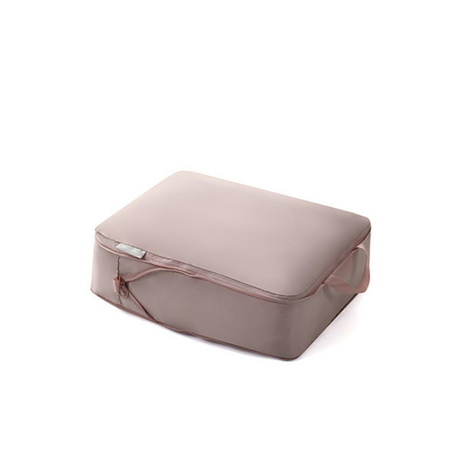 Expandable Storage Bag Clothes Organizer for Students and Travel Enthusiasts Efficient Suitcase Organization Tool M Pink