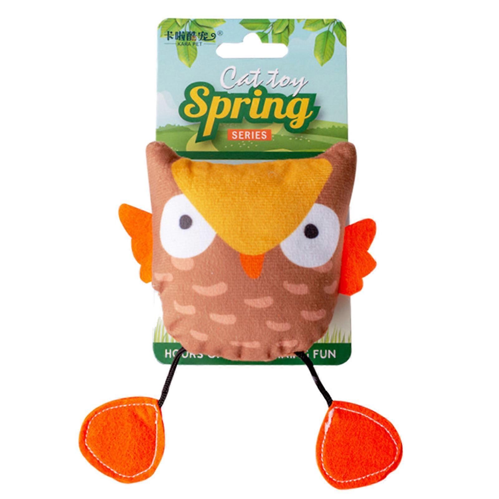 Interactive Plush Dental Care for Pet Kitten Forest Theme Safe Chewing Toy for Puppy for Cat Small Dog Pet