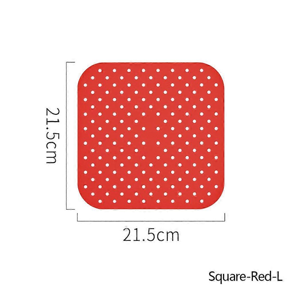 Air Fryer Pads Reusable Silicone Mold Airfryer Parts Non-Stick Steamer Liner Round Square Crisper Plate Baking Mat Kitchen Accessory