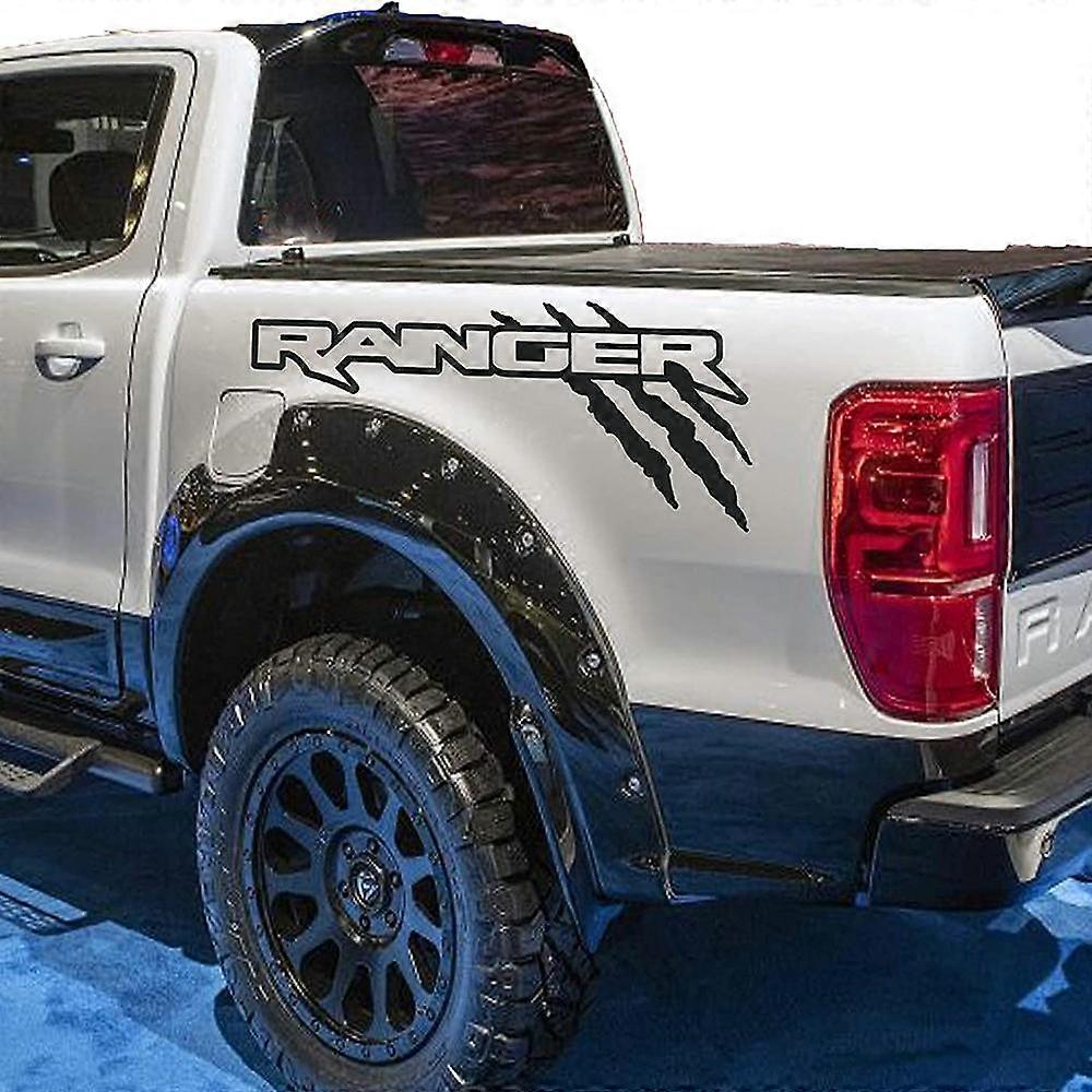2Pcs Pickup φορτηγό Ranger αυτοκίνητο αυτοκόλλητα αυτοκόλλητα decal raptor SVT κομοδίνο περίγραμμα νύχι γρατσουνιά νύχια decal αυτοκόλλητο αυτοκόλλητο σετ αυτοκόλλητων