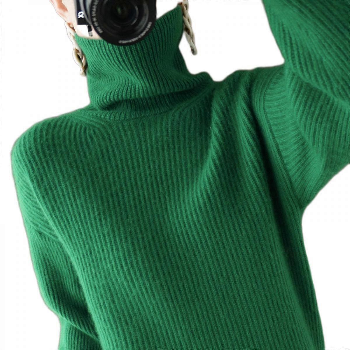 Women's Polo Collar Knitted Pullover Sweater Long Sleeve  Neck Solid Basic Ribbed Jumper Tunic Tops