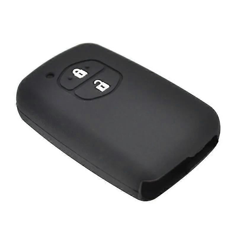 Silicone Car Key Case For Toyota Aqua RAV4 Land Cruiser Camry Prado Corolla Prius Cover Keyless Remote Fob 2 Button 2013 2014