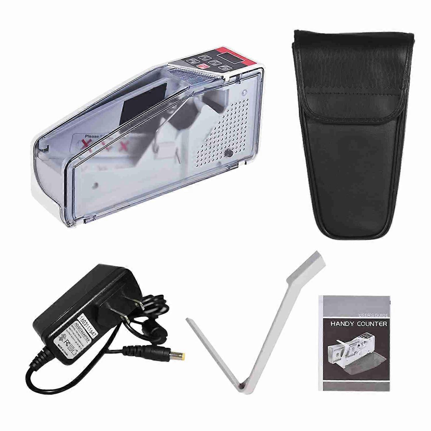 Portable Mini Handy Money Counter Worldwide Bill Cash Banknote Note Currency Counting Machine with L