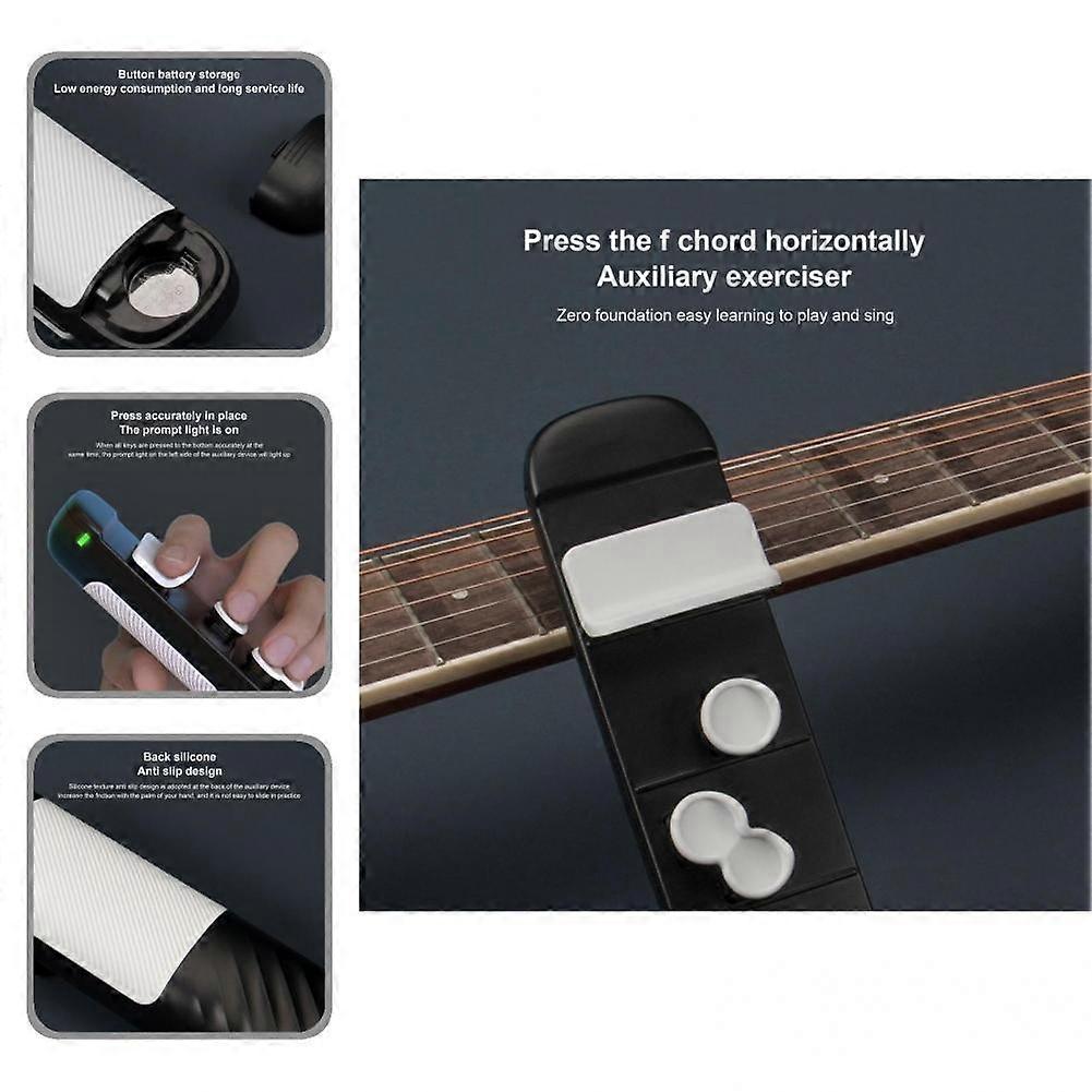 实心吉他和弦训练器高稳定性正确姿势紧凑型初学者手指教学和弦练习工具