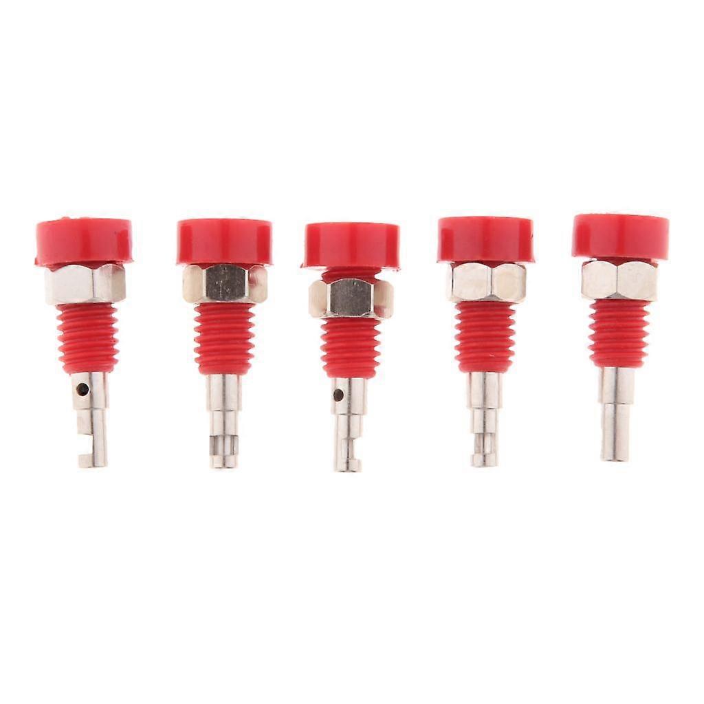 5pcs 2mm Banana Panel Mount Binding Post Socket Terminal Connector 30V-60V;10A