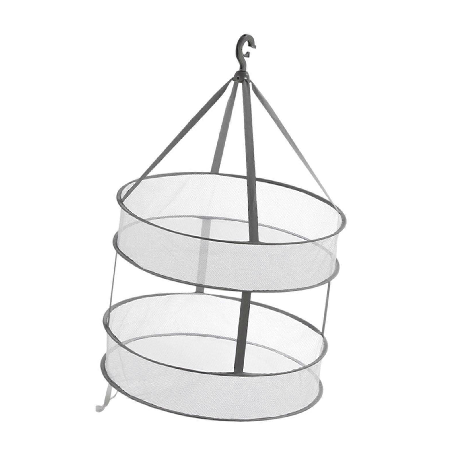 Sweater Drying Rack Foldable Laundry Drying Rack for Clothing Towel Swimsuit 2 Layer