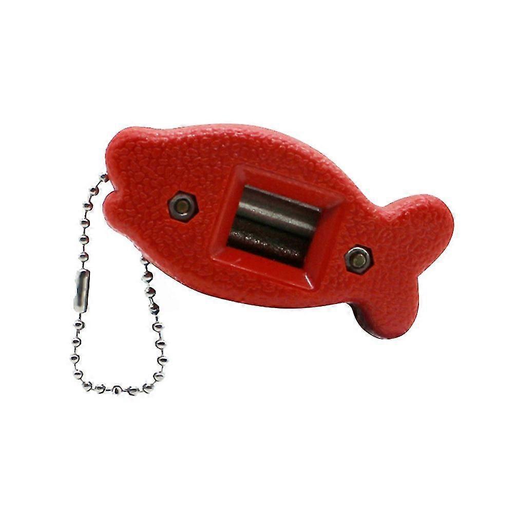 1pcs Ice Skating Blades Sharpener Diamond Hand Held Skate Sharpening Little Fish Shape