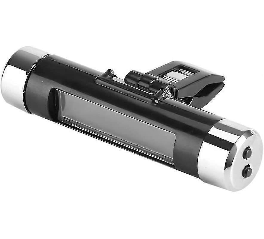 Car Lcd Digital Clip Thermometer Clock Digital Led Car Clock