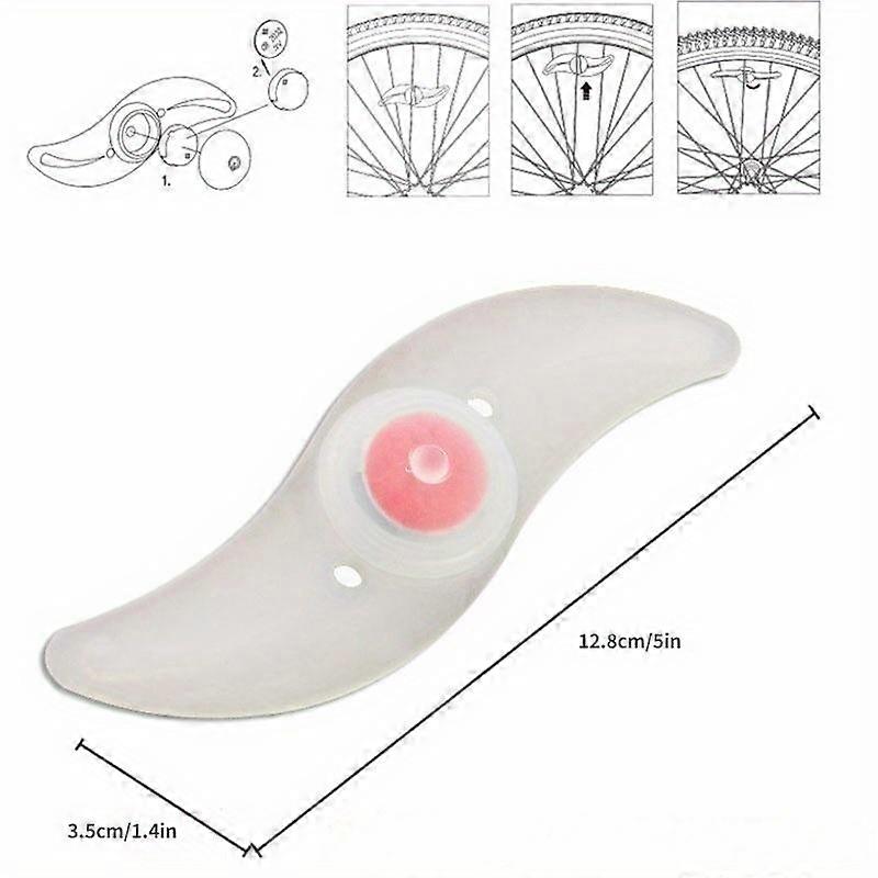5pcs Bike Accessories Led Bicycle Wheel Spoke Light Tire Bright Lamp Cycle Firefly Hotwheels Flash Light Lighting Bycicle Light