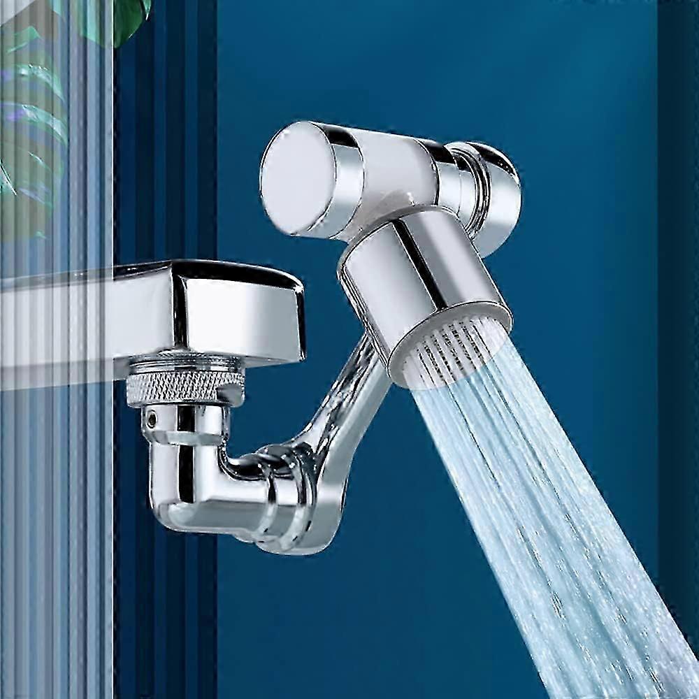 Faucet Aerator, 1080 Rotatable Extension Aerator, Durable Splash-Proof Faucet Extender, Two-Way Water Saving Faucet Aerator.
