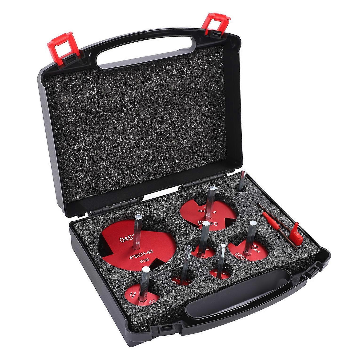 8Pcs PVC Pipe Reamer Set Aluminum Alloy 1/2in 3/4in 1in 1 1/4in 1 1/2in 2in 3in 4in PVC Fitting Save