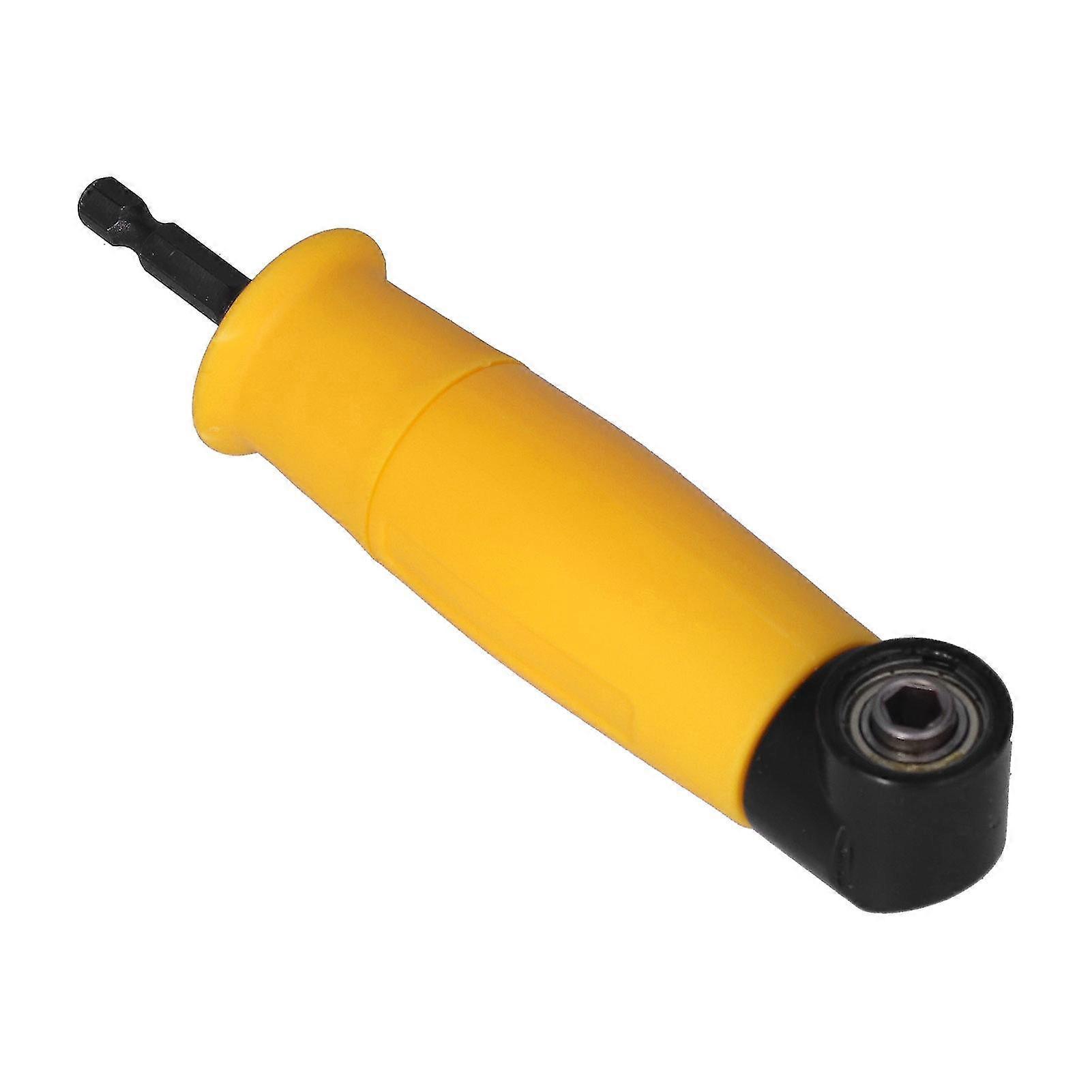 Screwdriver Extension Handle 1/4in Hex Bit Angle Adapter 90° Attachment for Electric Drill