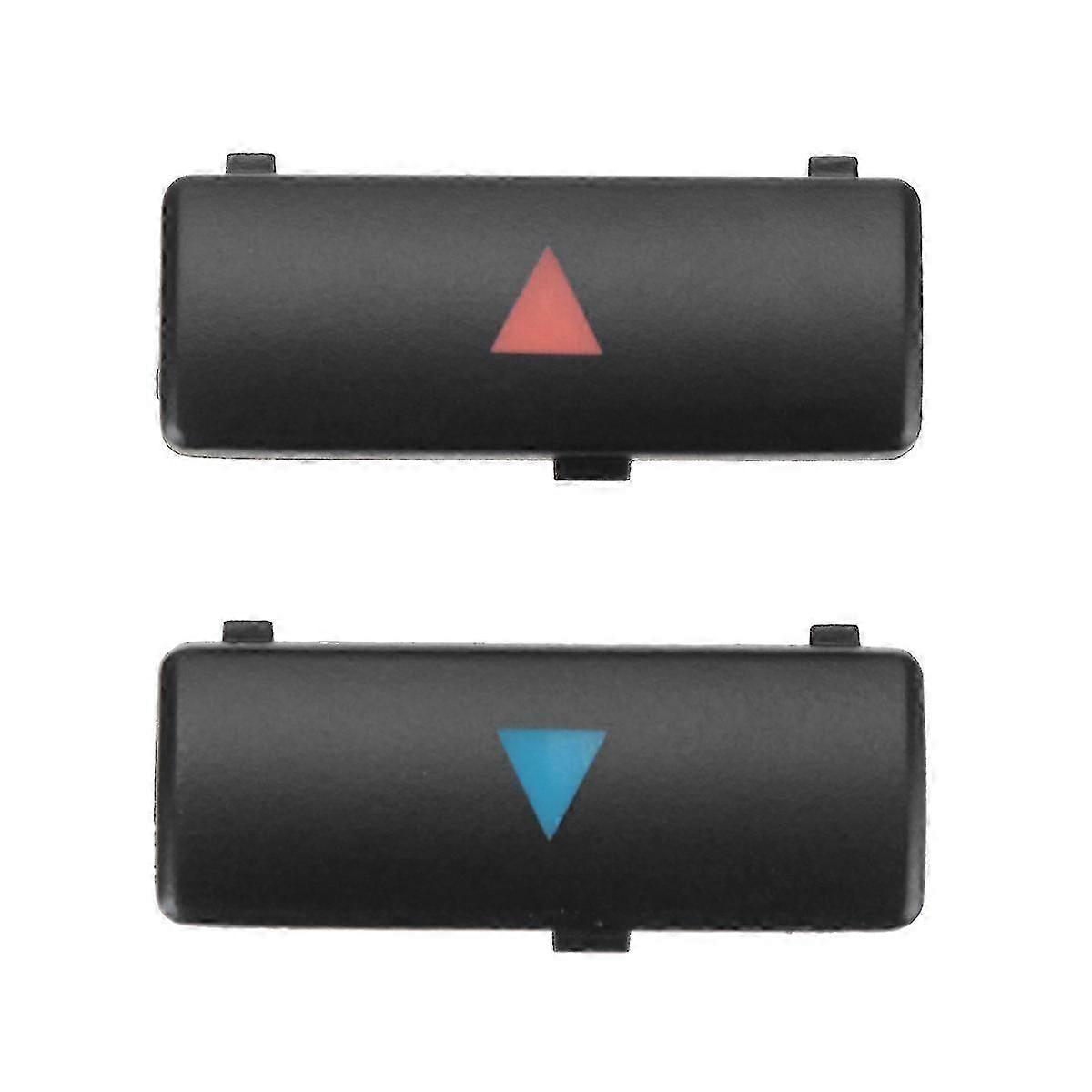 2pcs Car Air Conditioner A / C Temperature Control Panel Switch Button Key Cover For Bmw X5 E39 E53