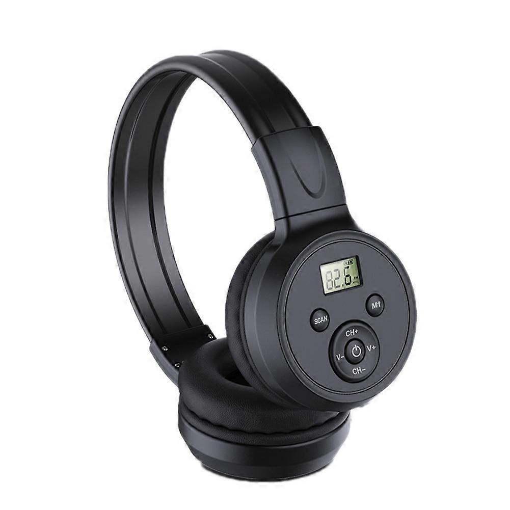 FM Radio Headset over Ear Bluetooth Stereo Earphone