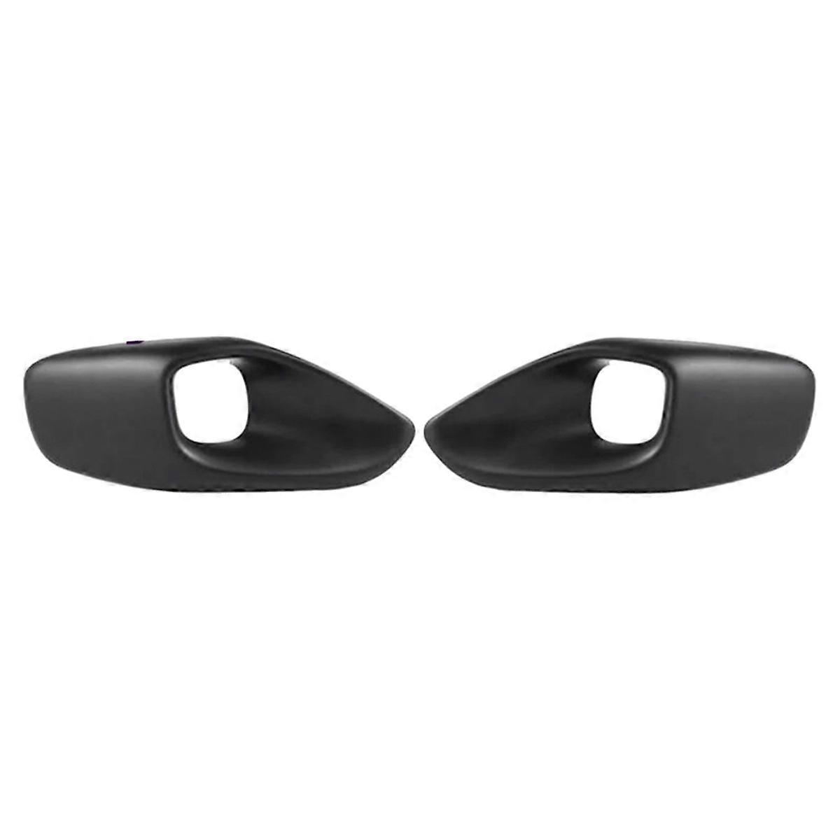 1Pair Front Bumper Fog Light Frame Fog Light Grille Cover For