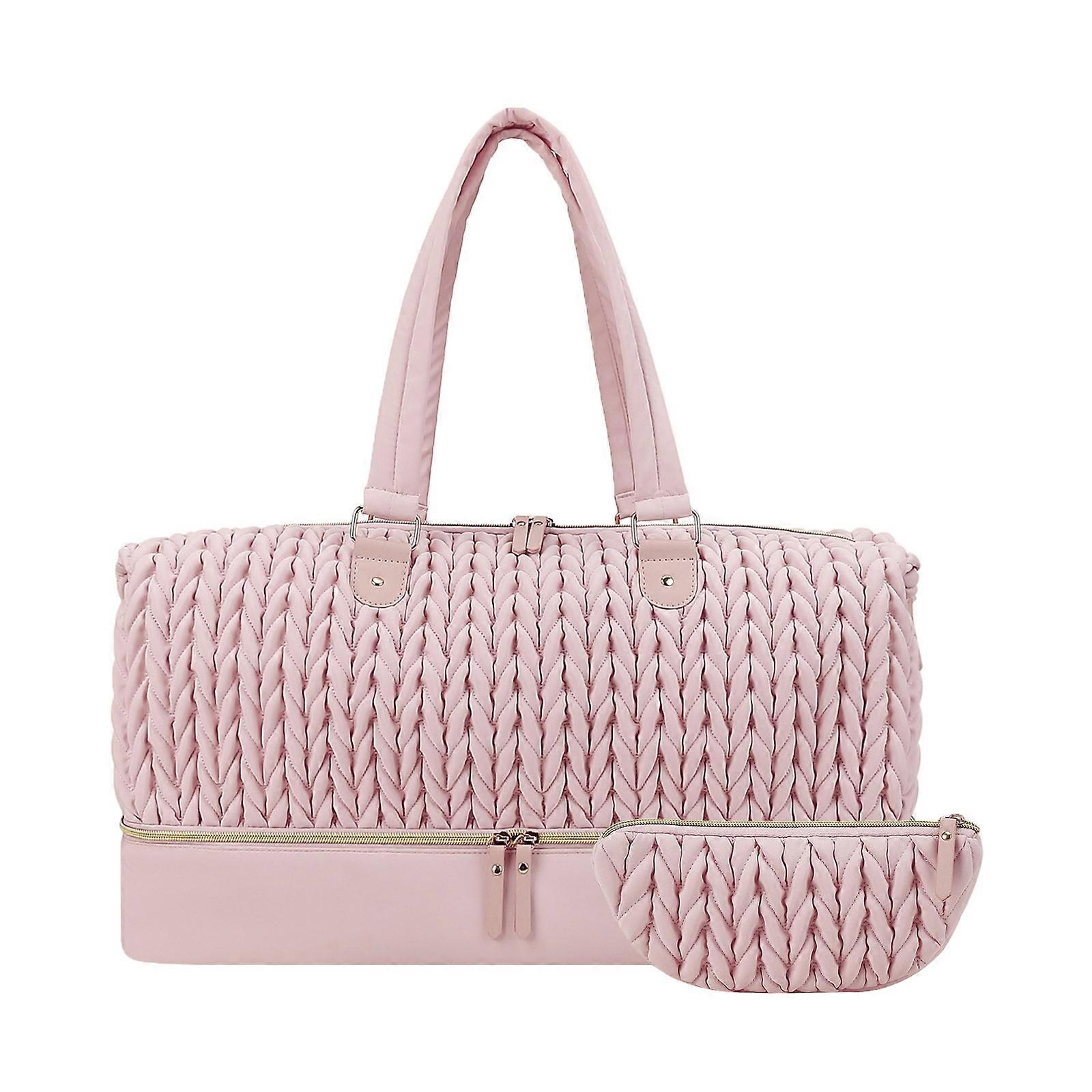 Convenient & Stylish Mom Bag High Capacity Mom Bag with Separate Sections Practical Diaper Storage for Baby Necessities Pink