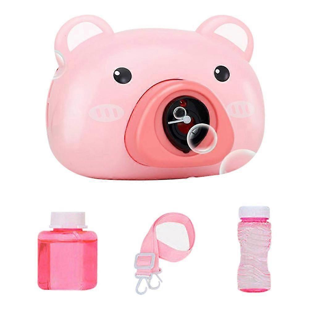 Bubble Camera Pig Toy Light Children's Toys with Machine Automatic Blowing Bubbles