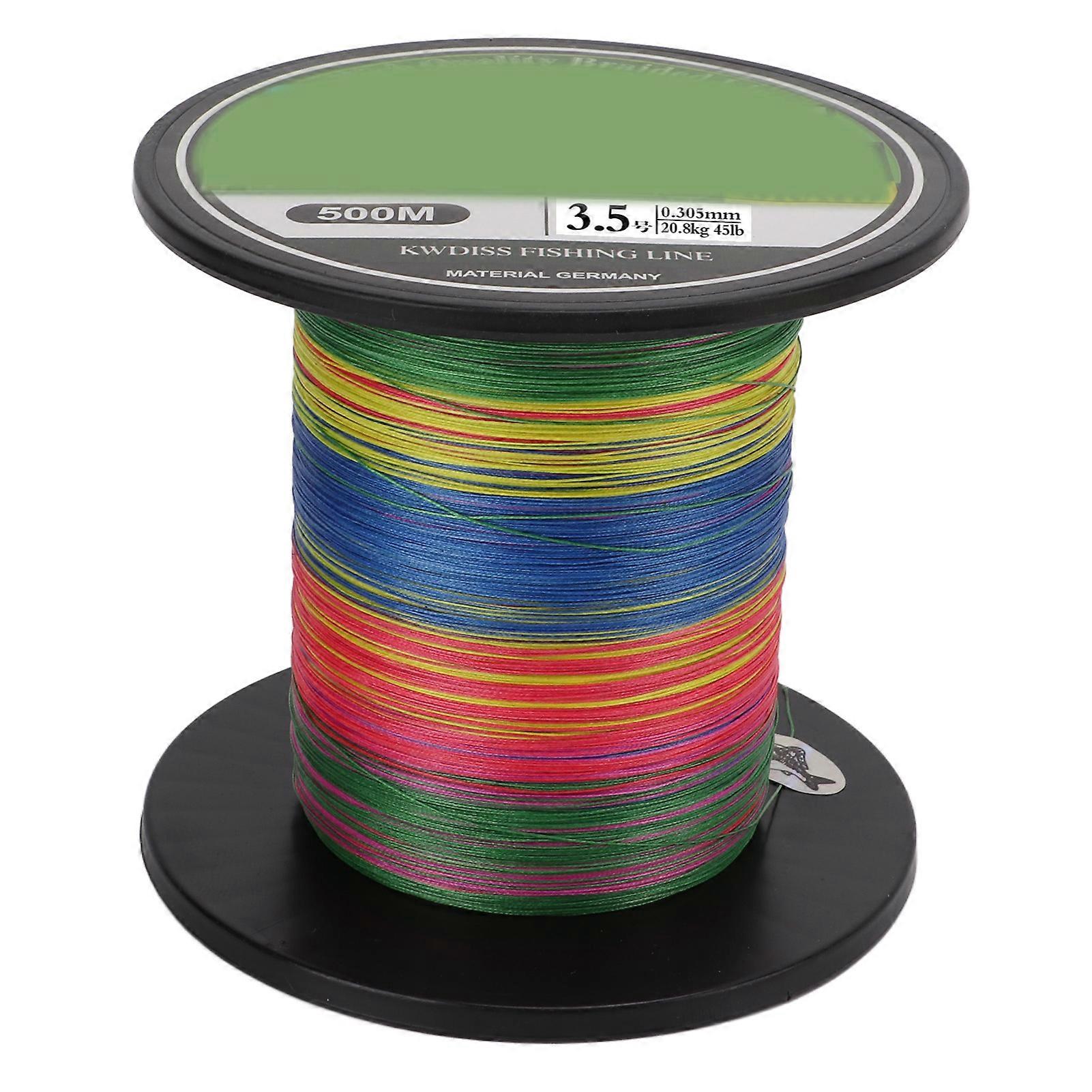500m PE fiskesnøre karpe 8 tråder flettet linjetilbehør for saltvannsfiske