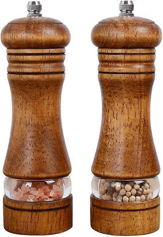 Pepper Grinder, Oak Wood, Adjustable Coarseness