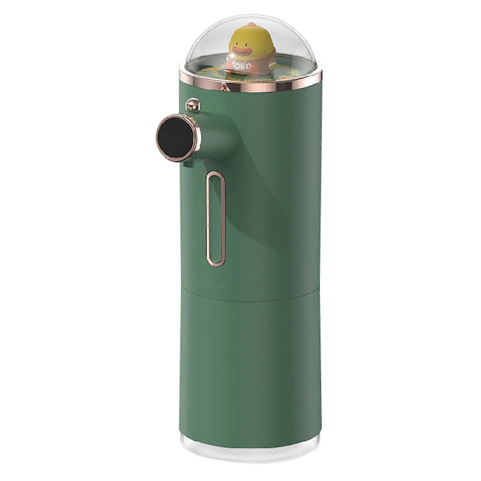 Automatic Soap Dispenser for Kids, Cute Touchless Foaming Soap Dispenser in Animal Shape, Green Color, Ideal for Hand Hygiene