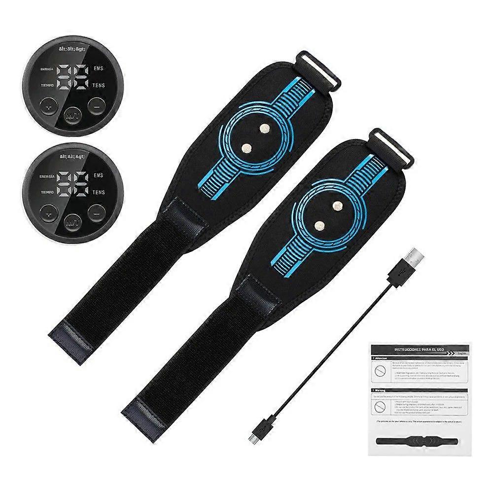 EMS Waist Massage Belt Smart Abdominal Muscle Patch Fitness Device for Fat Reduction and Fatigue Relief Unisex