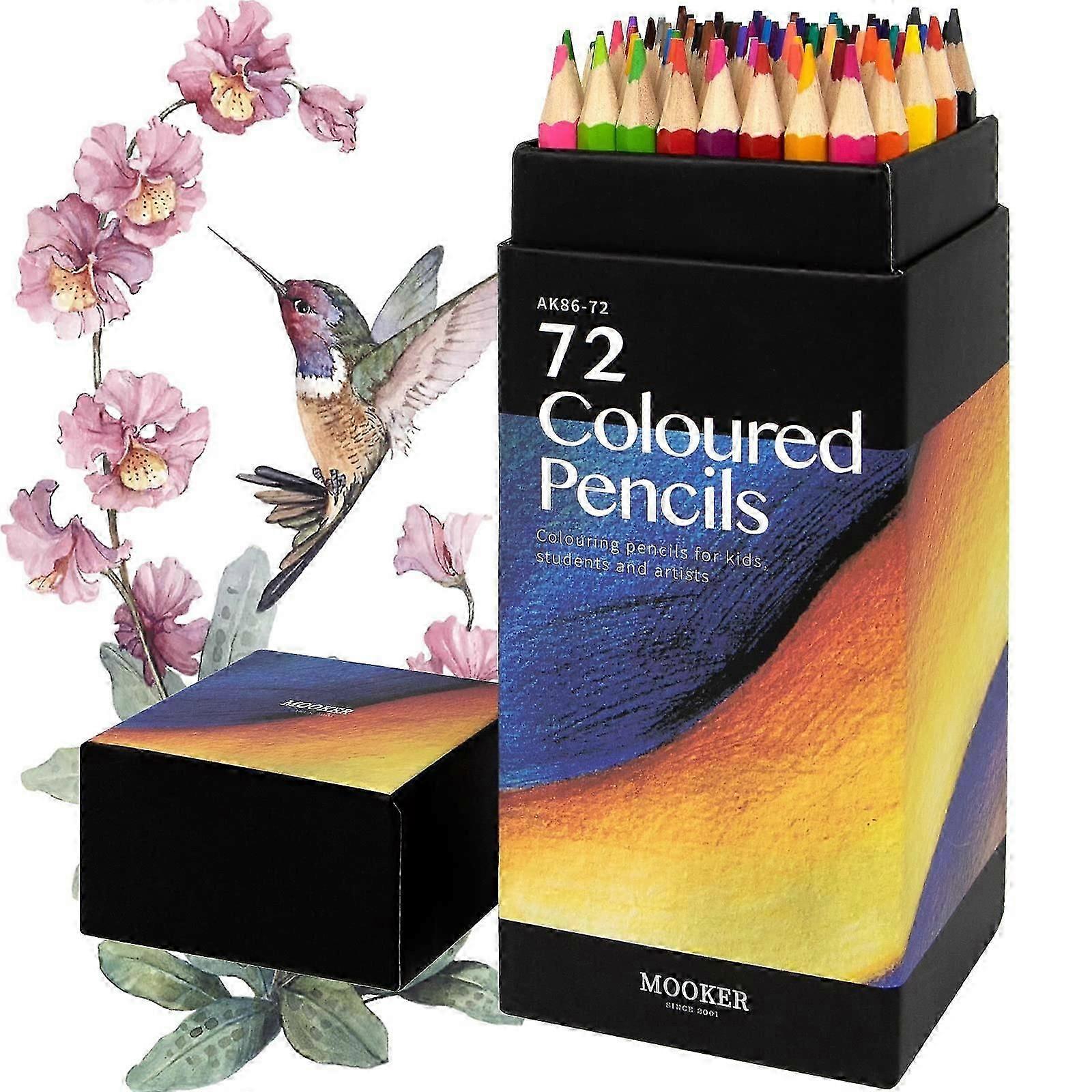 72 Colored Pencils, Coloring Pencils, Soft Core Color Pencils Sketching Drawing Pencils Set