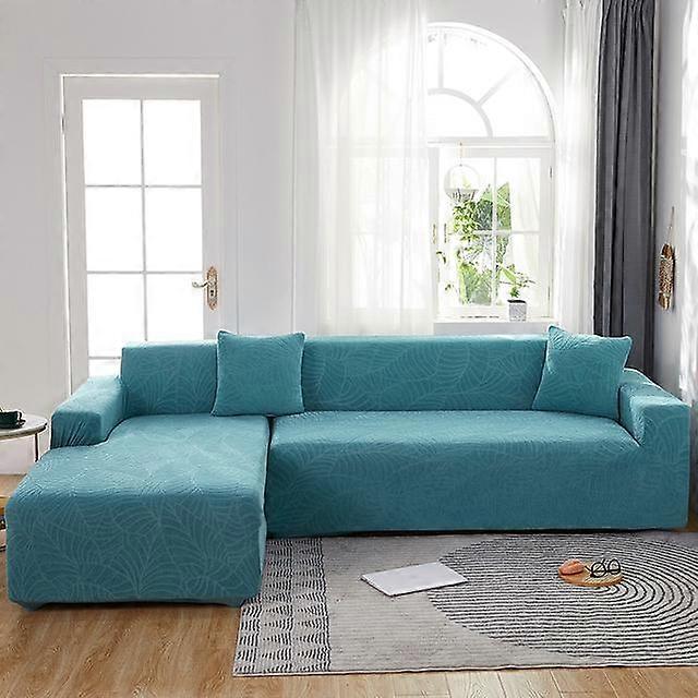 Jacquard Stretch Waterproof Sofa Cover For Living Room Elastic Sofa Slipcover L -Shape Couch Cover Furniture Protector Covers