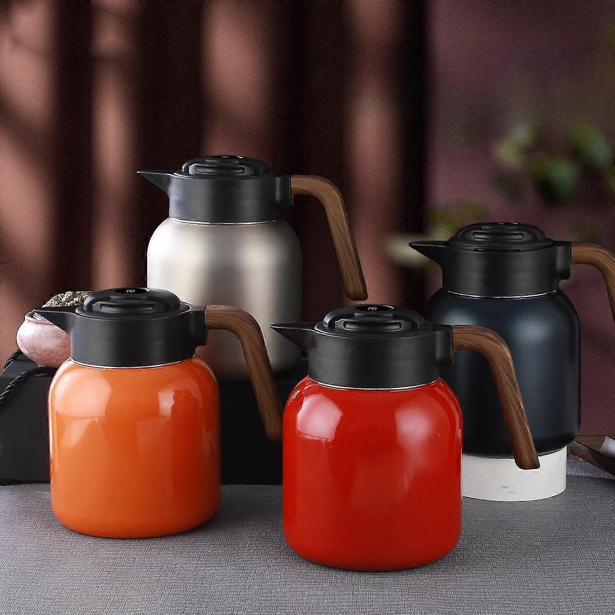 Intelligent Temperature-sensitive Stewing Teapot 316 Stainless Steel Stewing Large-capacity Insulation Kettle Household Tea Separation Stuffy Teapot