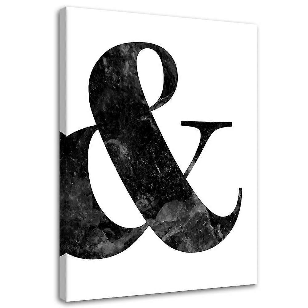 Lienzo, Símbolo sobre fondo blanco - 60x90