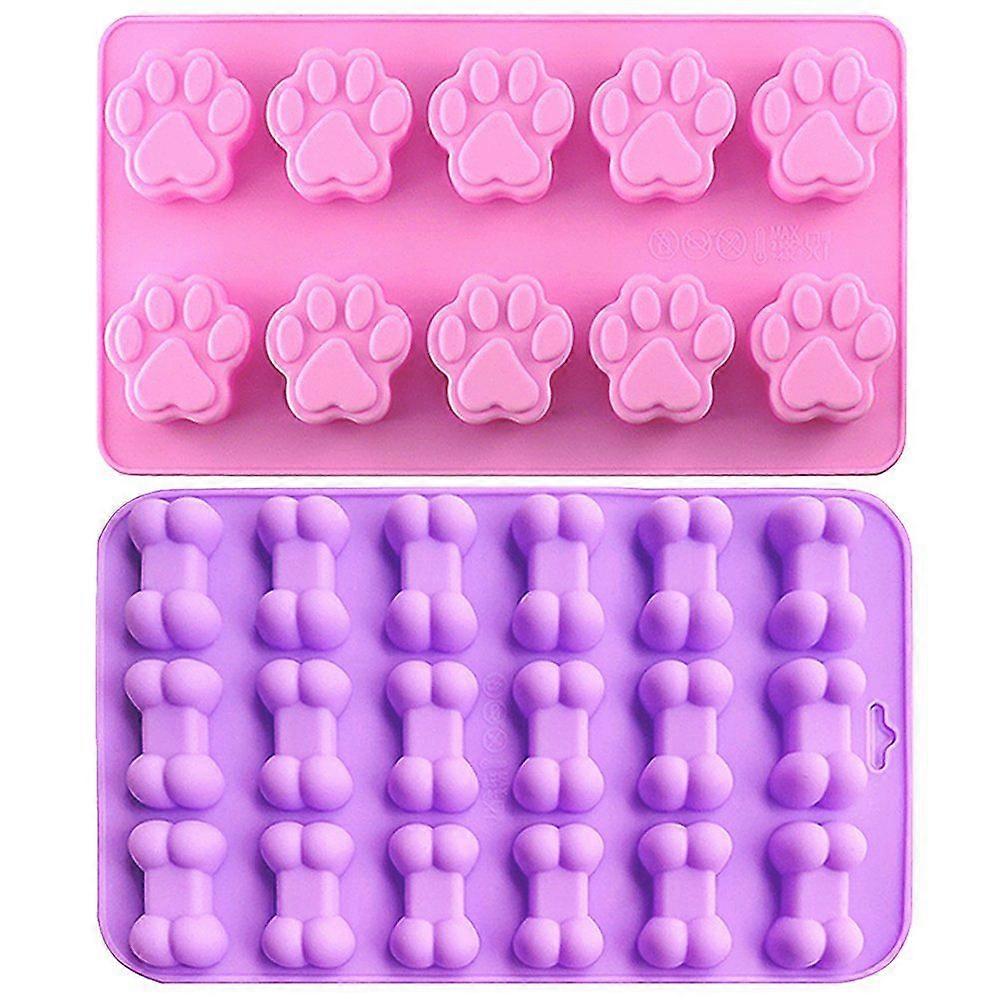 Silicone Mold for Ice Cubes, Chocolate