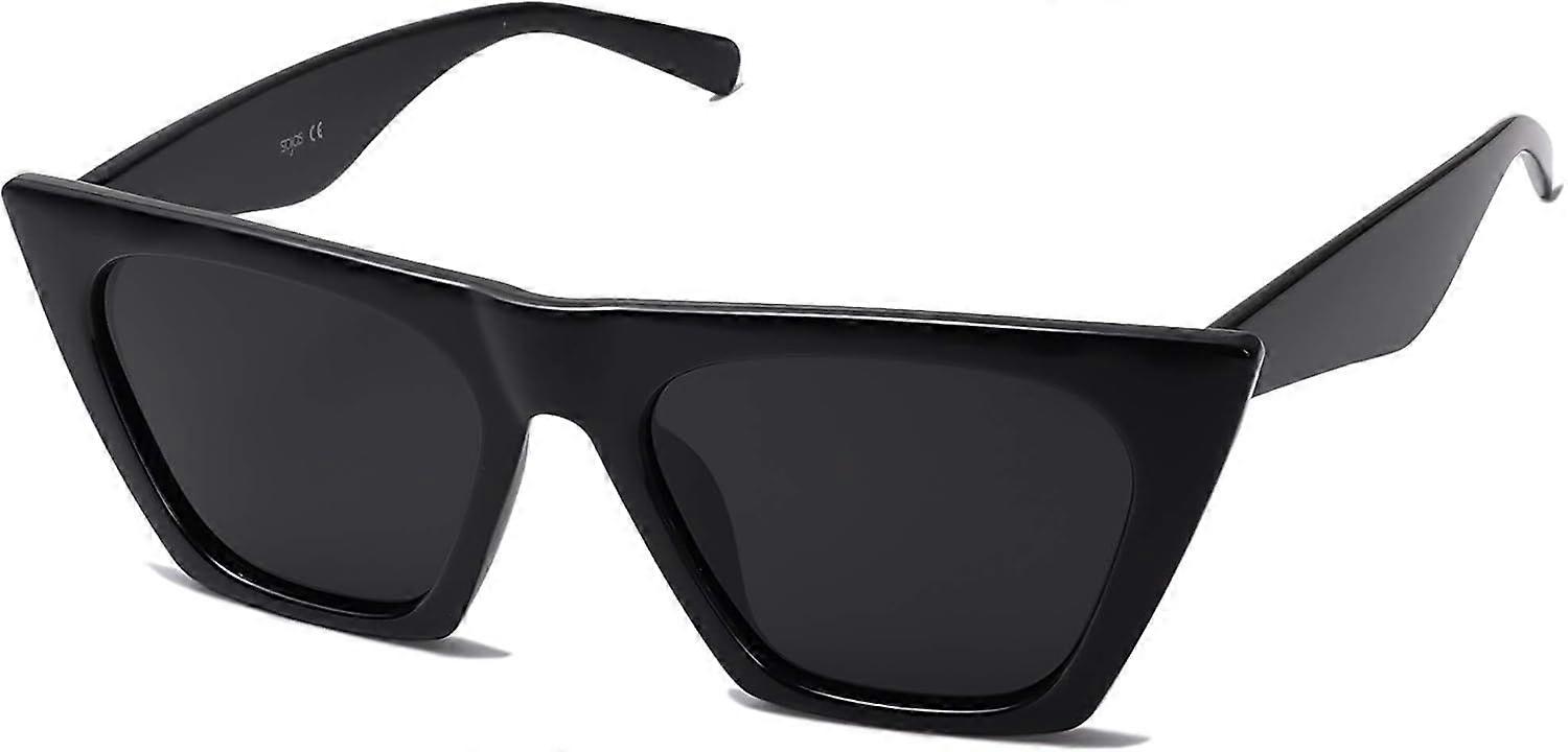 Laadukkaat upouudet trendikkäät Oversized Square Cateye polarisoidut aurinkolasit