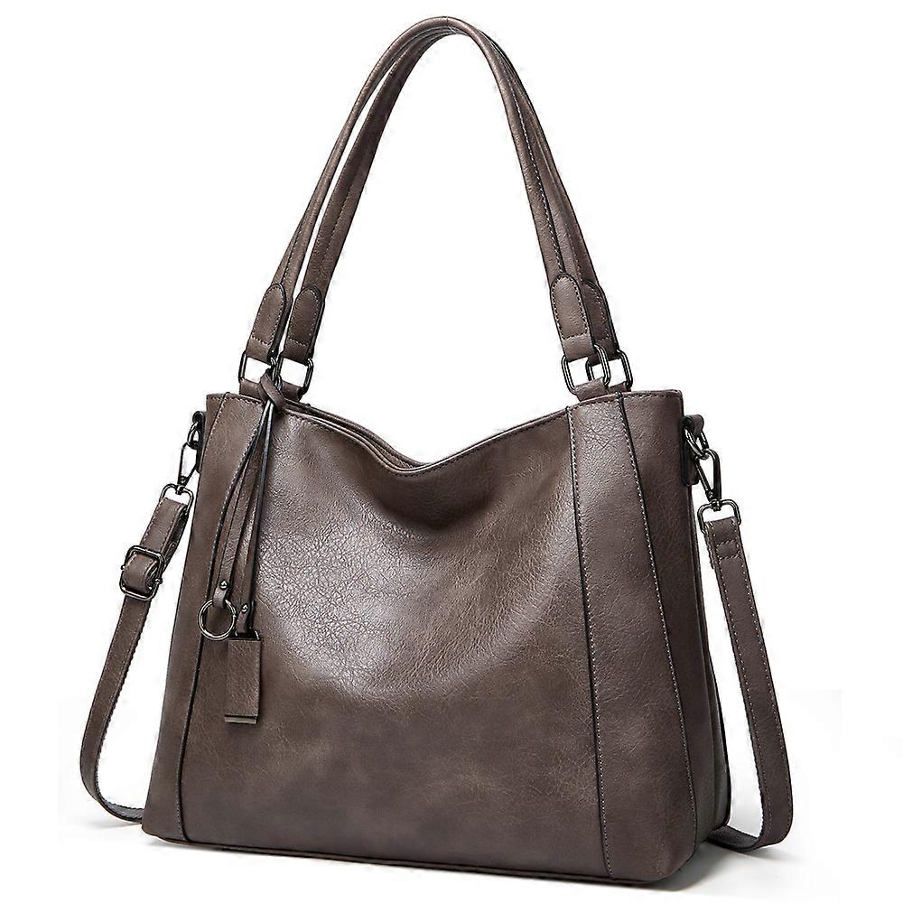Borse per le donne grandi signore Hobo Bag secchio borsa-grigio
