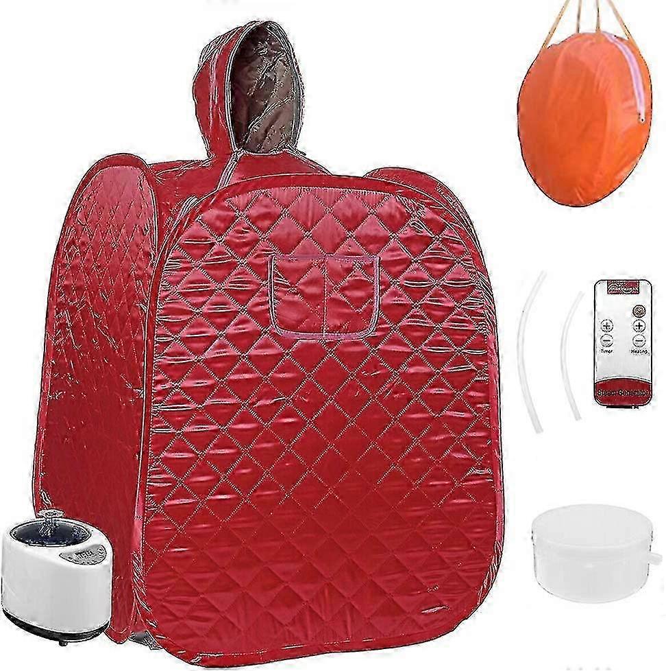 Portable Steam Home Sauna Foldable Steam Sauna Upgrade 2l Steamer, With Steam Hose Herbs Kit Remote Control