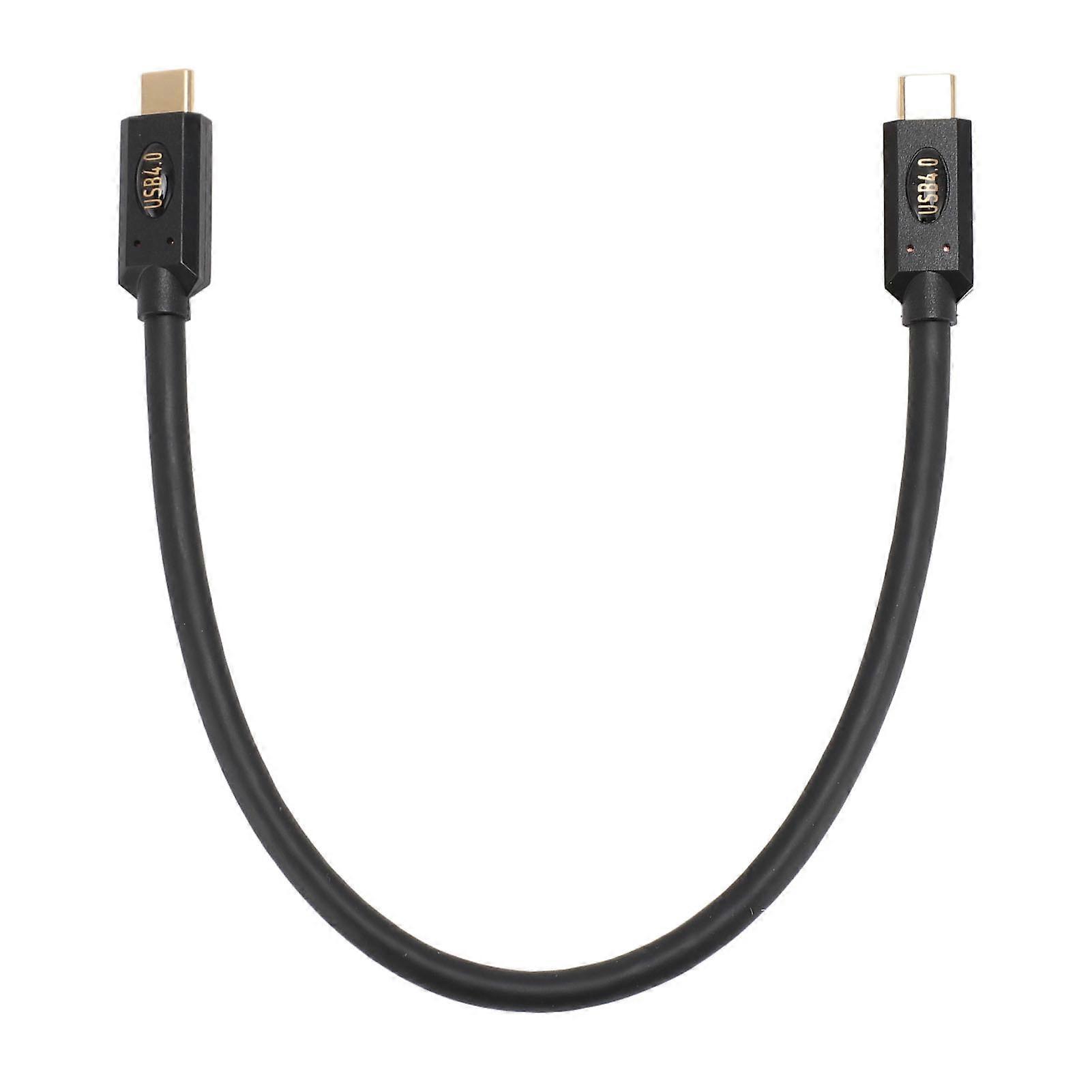 USB 4.0 Type C Data Cable Professional PD 240W 40Gbps High Speed Transfer Rate Supports 8K UHD Video Fast Charging Cable Straight Head to Straight He