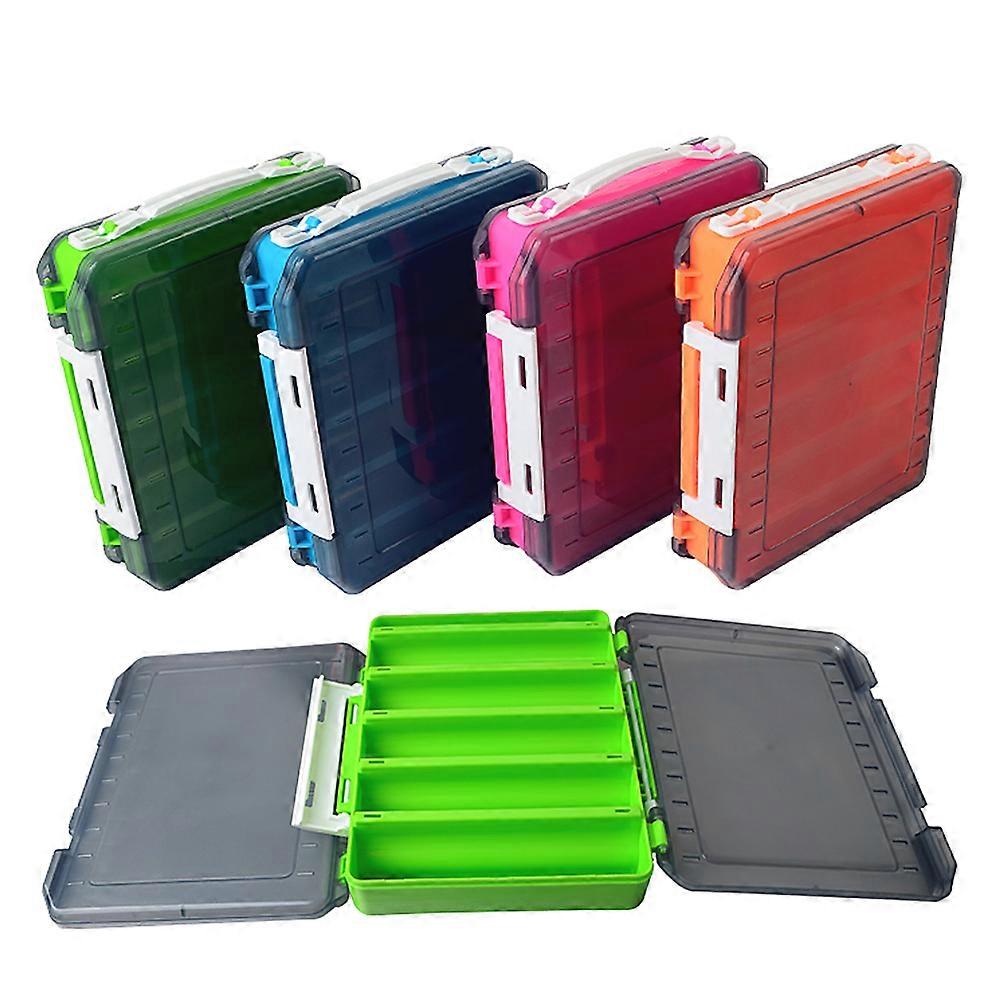Double Sided Fishing Box Fishing Accessories Lures Hooks Storage Box Fishing Tackle Organizer Box
