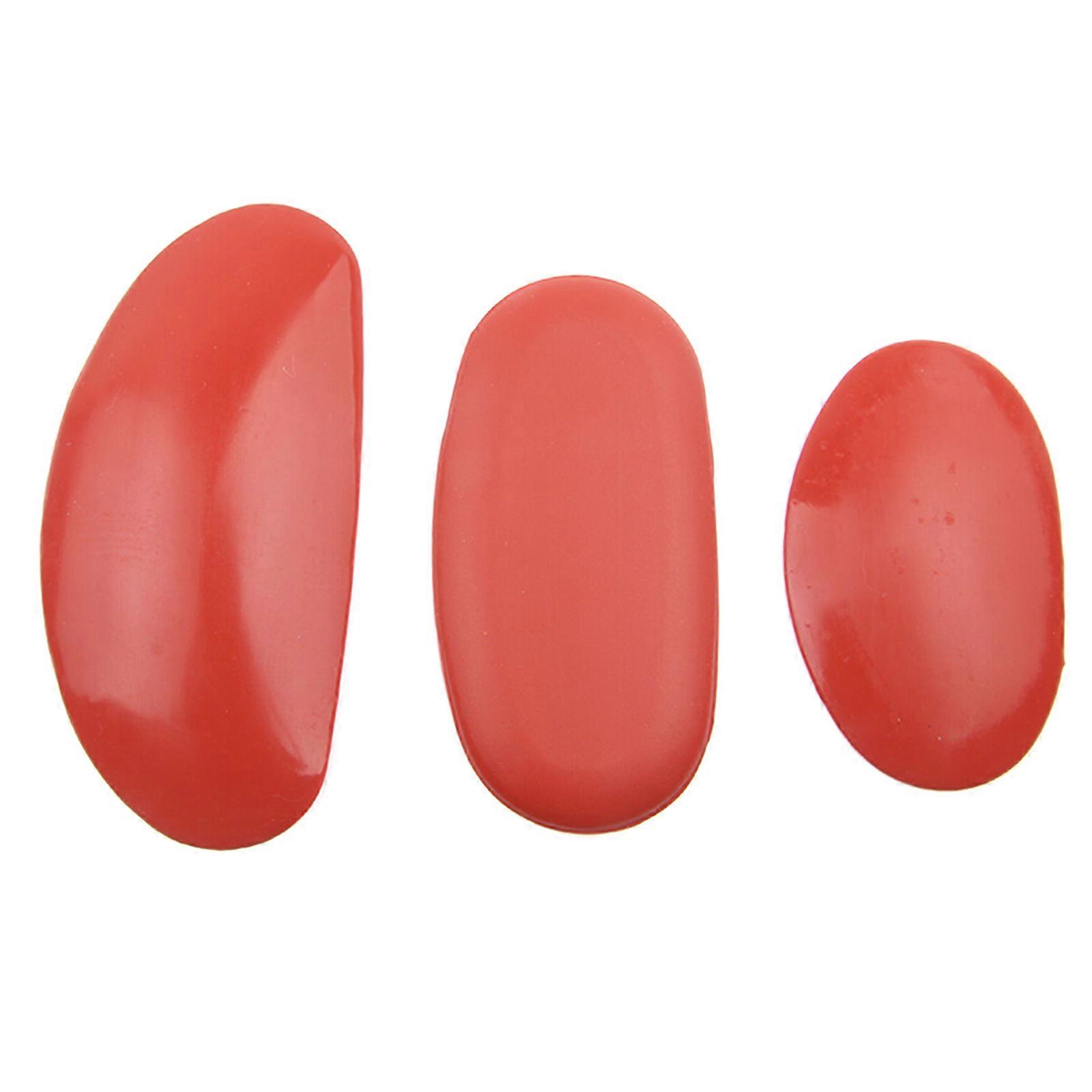 Silicone Pottery Clay Tool Supplies, Shaping Tool for Clay Pottery, 3Sizes Soft Pottery Clay Ribs Soft Pottery Ribs