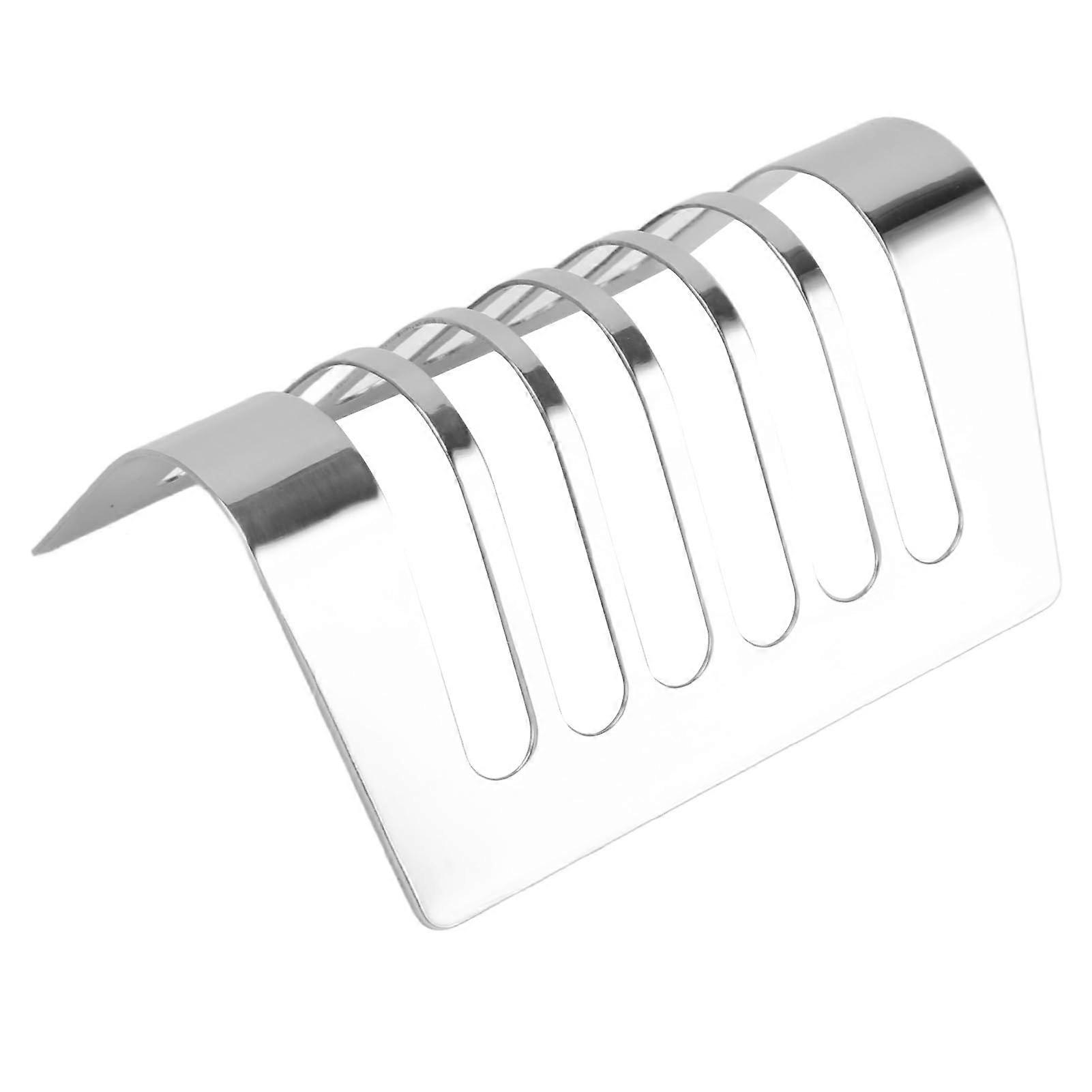 Bread Loaf Stand Holder Set, 6-Piece Multipurpose Silver Bread Storage Rack For Home Kitchen Countertop