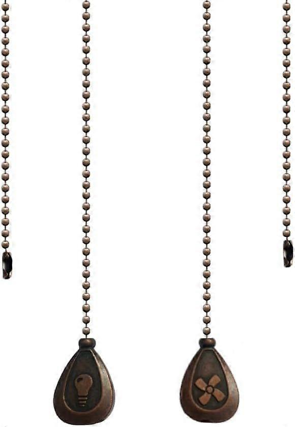 Ceiling Fan Pull Chain Set,Decorative Fan Pull Chain Pendant Extension, 12 Inches Lighting