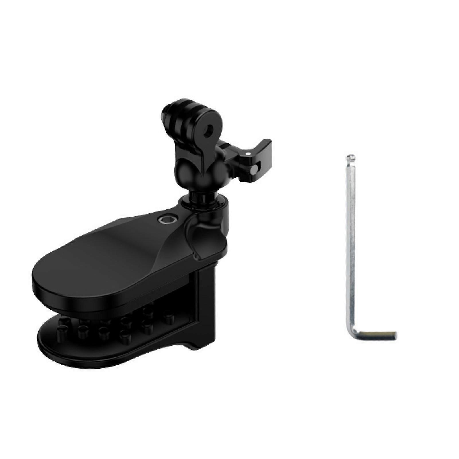 Universal Helmets Chin Support With Adjustable Clamp 360 Degree Rotation Load 5kg Clip Mount Suitable For Men Women