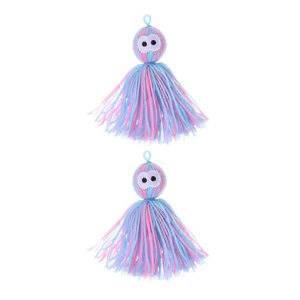 2pcs Interactive Cat Replacement Heads Woolen Yarn Ball Cat for Indoor Kittens for Teasing and Playing Enhances Kitten Interaction and Exercise