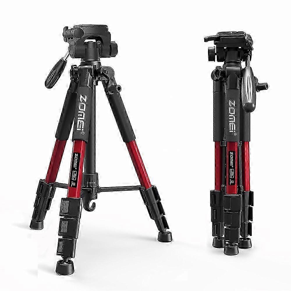 حامل ثلاثي القوائم للكاميرا لكاميرا كانون نيكون سوني ، حامل ثلاثي القوائم خفيف الوزن للسفر مع حقيبة حمل ، حامل ثلاثي القوائم للكاميرا الاحترافية من الألومنيوم لكاميرا DSLR / SLR