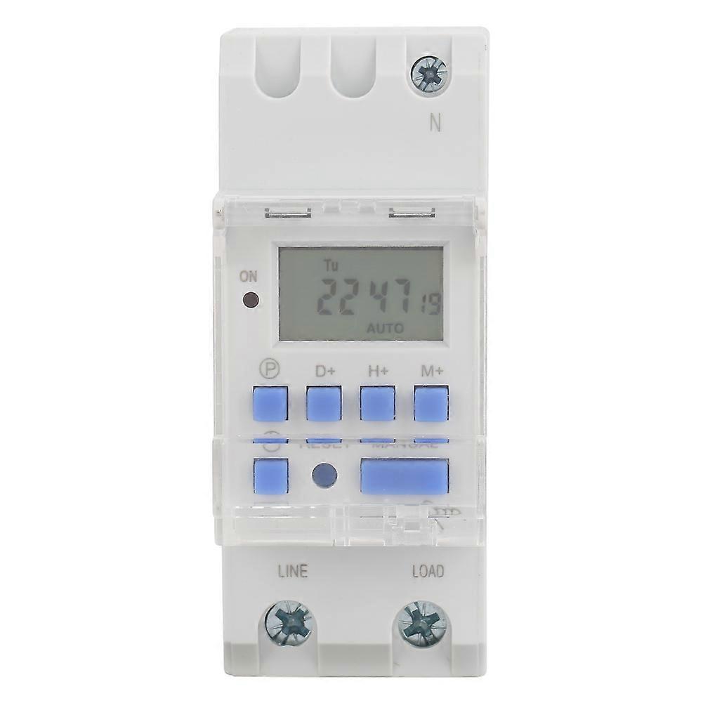 Weekly Digital Timer Time Control Switch Programmable, 220VAC Compatible