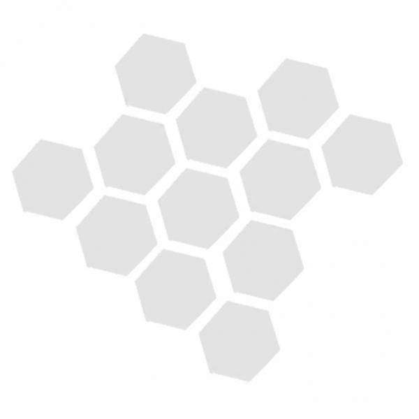 2-52pcs hexagonal en forme de D effet miroir