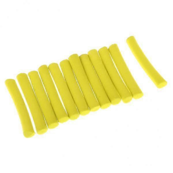 3x12stk karpe fiskeri skum stick cylinder flyder gør flue binder rig gul