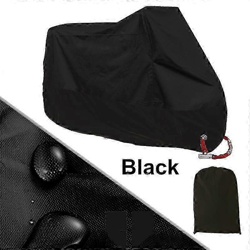 190T Motorcycle Cover Waterproof Outdoor Snowproof