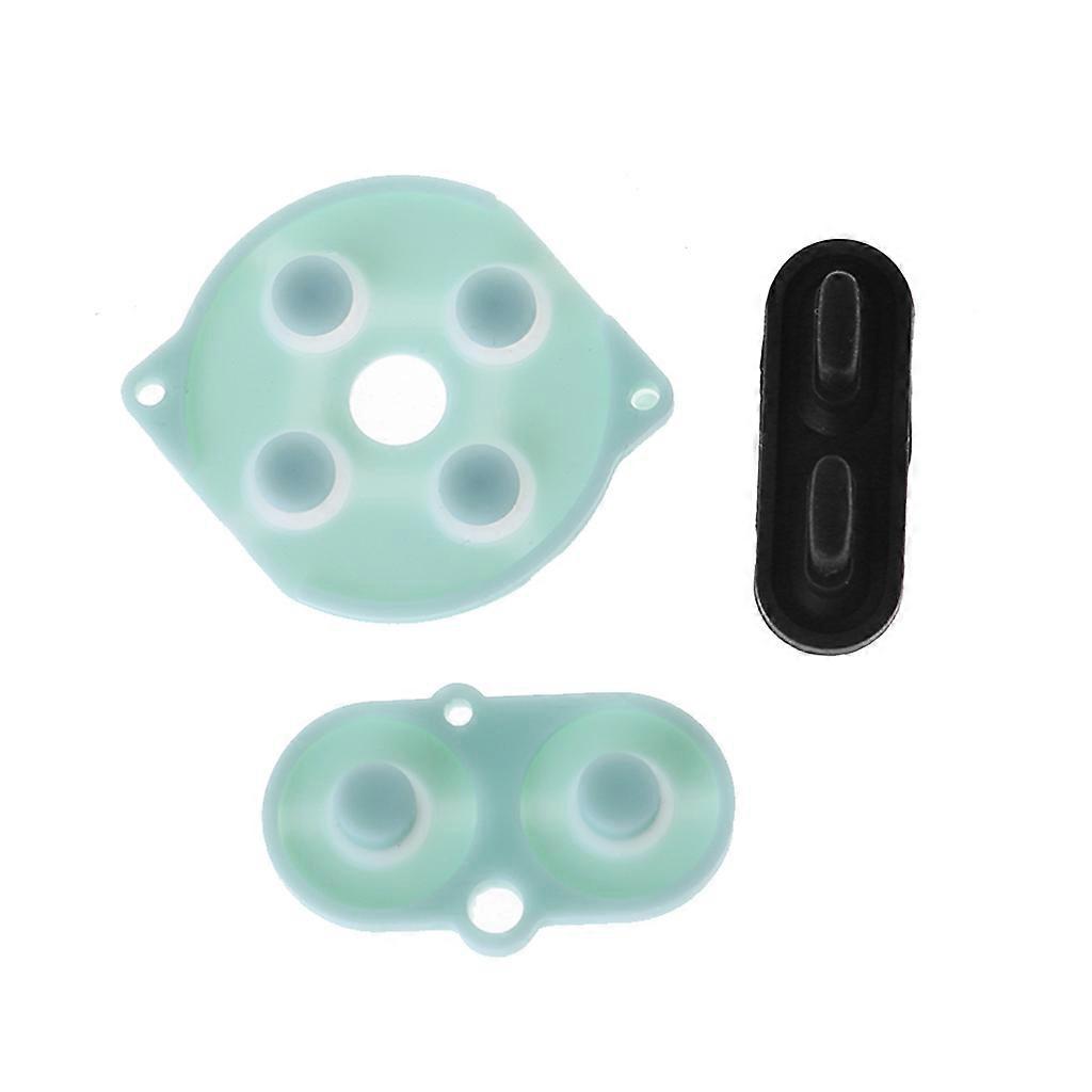 Rubber Conductive Button A-B D-pad Silicone Start Select Keypad Replacement Repair for Gameboy Color GBC for GBA SP GBP  Light Purple