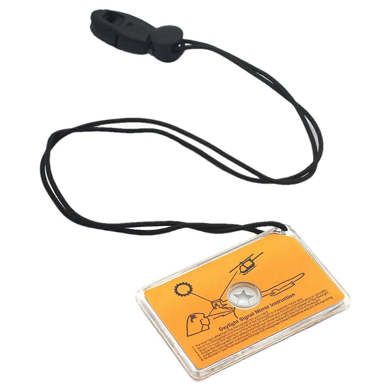 Survival Signal Mirror, Outdoor Rescue and Signalling Star Flash Tool