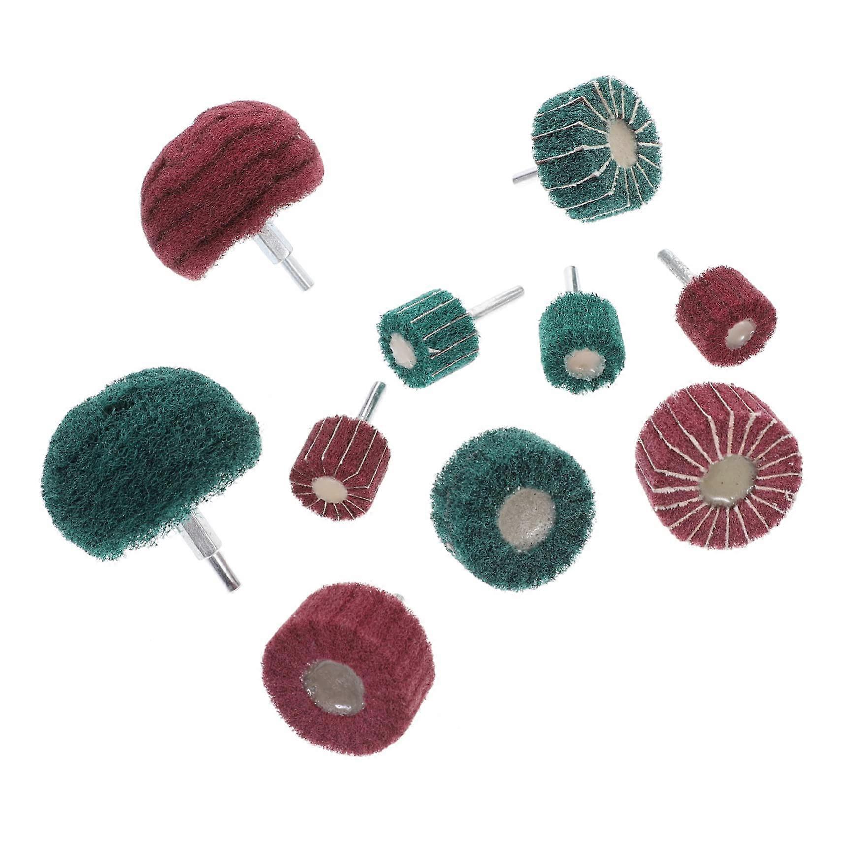 10 pieces segmented grinding pads for drill wheel polisher made of durable material