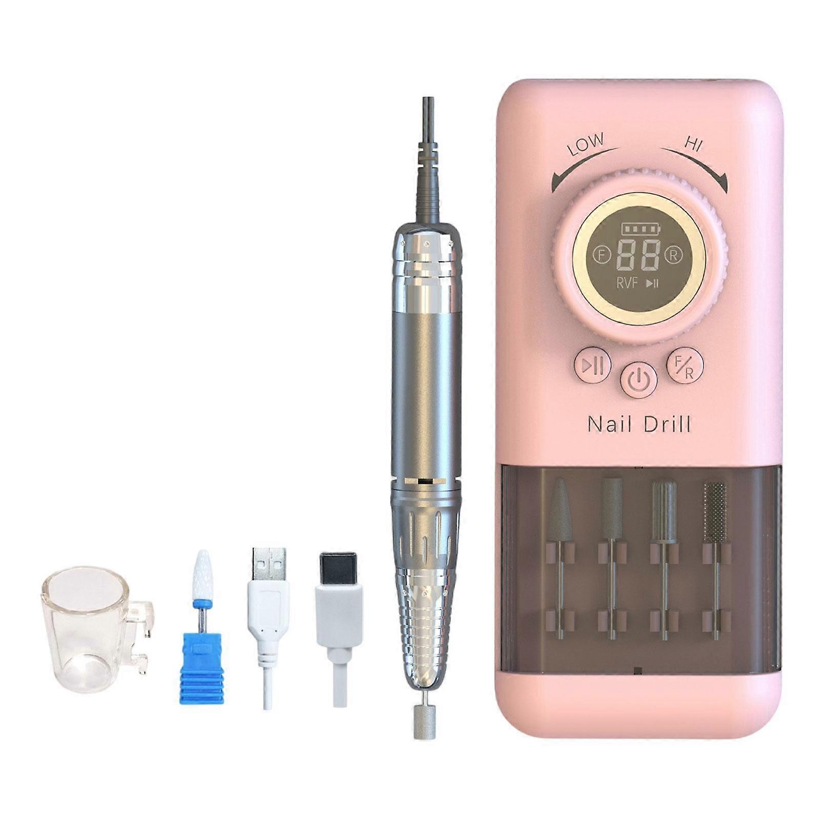 Electric Nail File Machine Kit Supplies Lightweight Shape Tools Nail Grinder