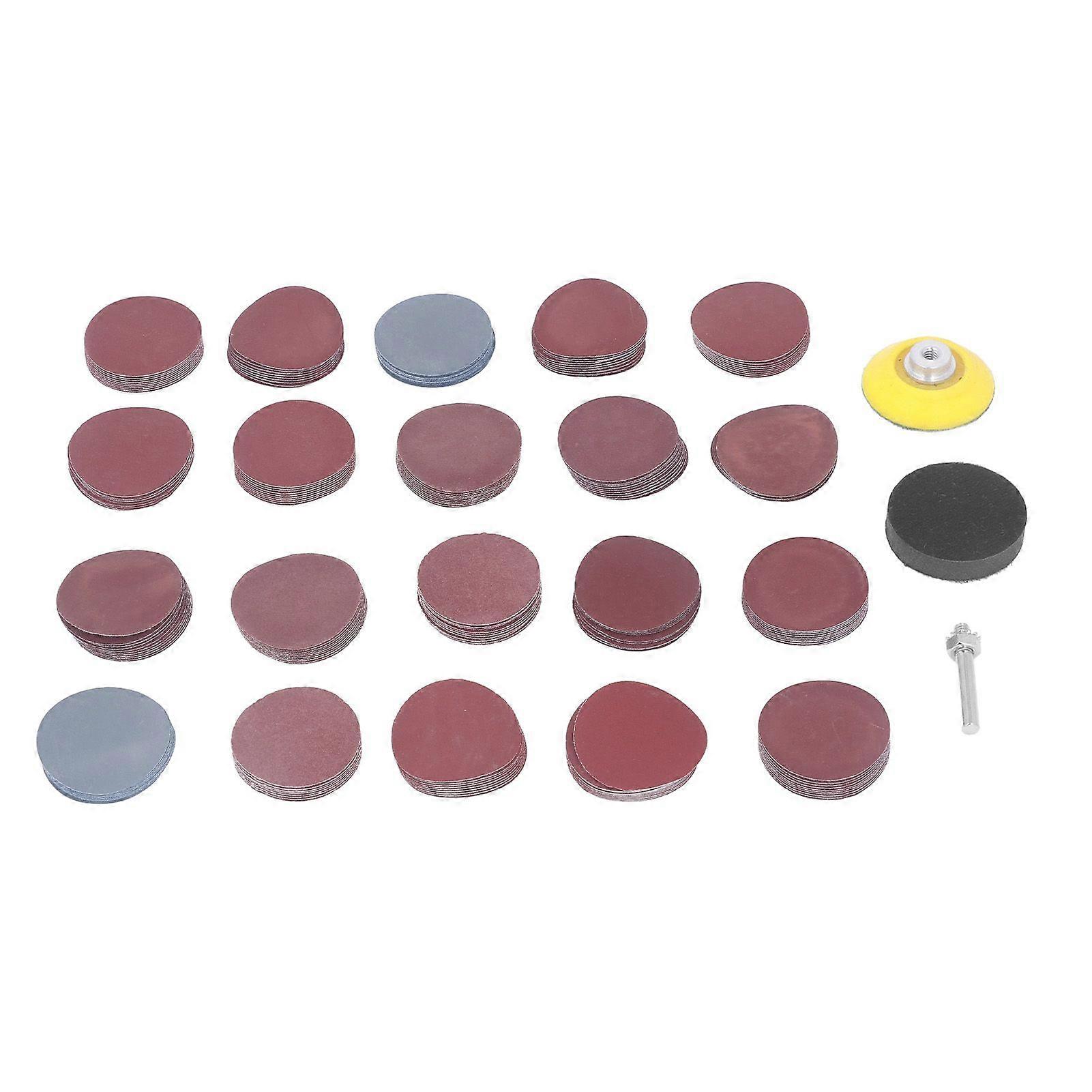 High quality 50mm flocking sandpaper set 203 pieces polishing sandpaper set